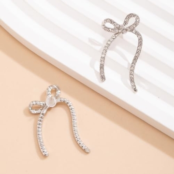 Elegant Long Chain Bow Tassel Earrings for Women