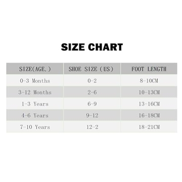 VWU Baby Toddler Kids Warm Thick Cotton Socks with Grips