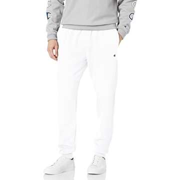 Champion Men's Jogger Sweatpants, Powerblend Fleece Joggers, Cuffed Ankle Jogger Sweatpants for Men, 31" Inseam