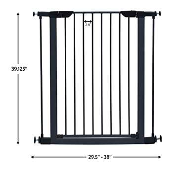 MidWest Walk-Through Steel Pet Gate - Durable & Stylish
