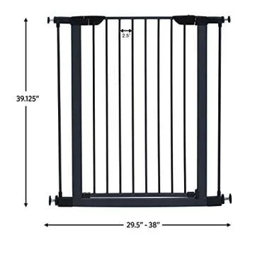MidWest Walk-Through Steel Pet Gate - Durable & Stylish