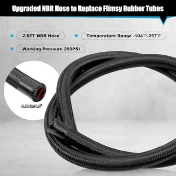 RULLINE 350ml Oil Catch Can Tank - Universal Fit & Durable