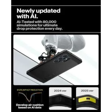 Spigen Tough Armor Case for Galaxy S25 Ultra - Black