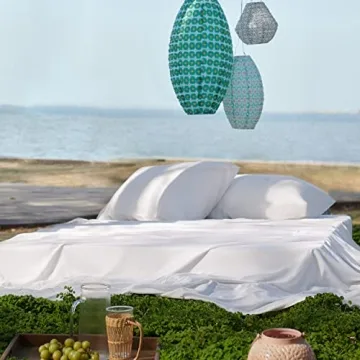 Bedsure Full Size Bamboo Cooling Sheets, Soft & Breathable