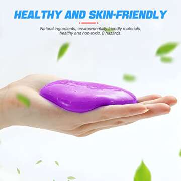 Moly Magnolia Cleaning Gel for Car, Auto Detailing Tools Car Interior Cleaner Putty, Dust Cleaning M...