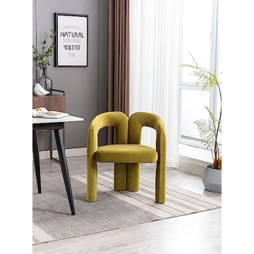 Elegant Velvet Olive Dining Chair Set for Cozy Spaces