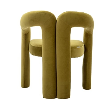 Elegant Velvet Olive Dining Chair Set for Cozy Spaces