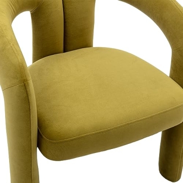 Elegant Velvet Olive Dining Chair Set for Cozy Spaces