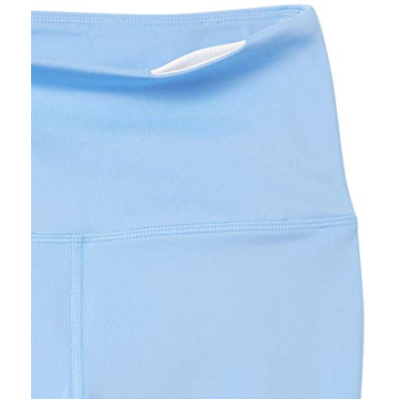Amazon Essentials Women's Active Sculpt Workout Athleisure High Rise Capri Leggings (Available in Plus Size), French Blue, Large