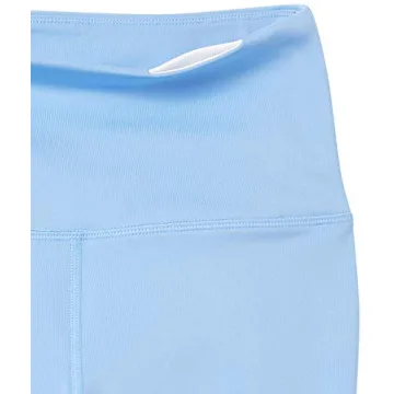 Amazon Essentials Women's Active Sculpt Workout Athleisure High Rise Capri Leggings (Available in Plus Size), French Blue, Large