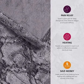 Beautyrest Electric Throw Blanket - Luxurious Warmth & Comfort