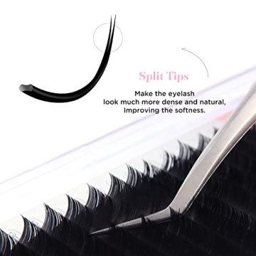 Beyelian Flat Eyelash Extensions - Soft, Comfortable, Natural Look