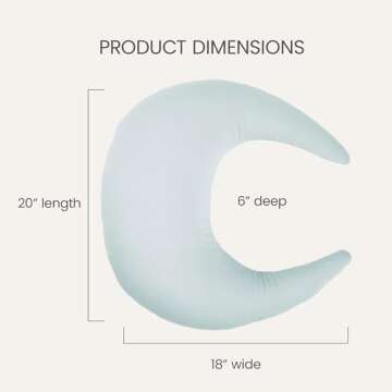 Snuggle Me Organic Support Pillow for Nursing & Feeding