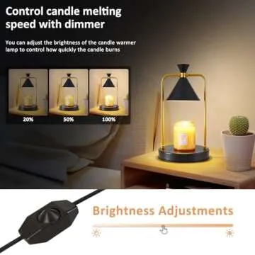 Candle Warmer Lamp - Dimmable for Home Ambiance