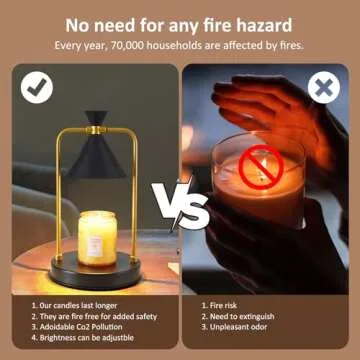 Candle Warmer Lamp - Dimmable for Home Ambiance