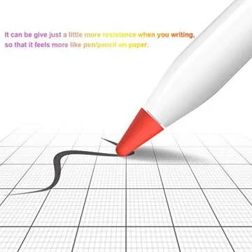 JanCalm for Apple Pencil Tips Cover,(10 Colors) Premium Silicone Slim Lightweight Thin Protective Case Noiseless Drawing for Apple Pencil 1st Gen/Pencil (2nd Generation) (10 Pcs,Box Pack)