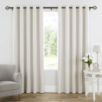 KAMANINA Curtain Rods for Windows 66 to 120 Inch, 3/4 Inch Antique Bronze Curtain Rod 32 to 115 Inches (2.6-9.6ft) Splicing Adjustable Single Drapery Rod with Twisted Cage Finial