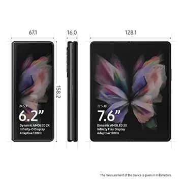 Samsung Galaxy Z Fold 3 5G Renewed 256GB Phantom