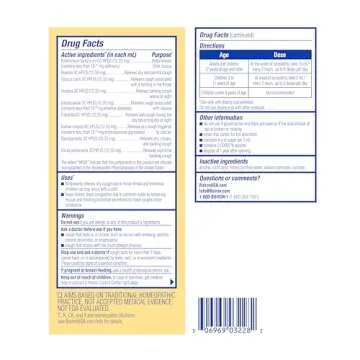 Boiron Chestal Honey Adult Cold and Cough Syrup for Nasal and Chest Congestion, Runny Nose, and Sore Throat Relief - 6.7 Fl oz