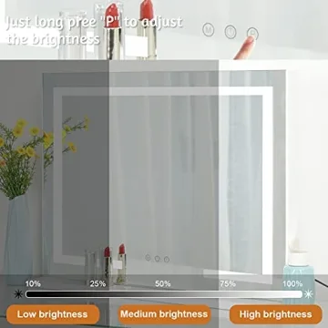 Large Hollywood Style Lighted Makeup Mirror with USB Port