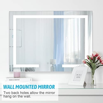 Large Hollywood Style Lighted Makeup Mirror with USB Port