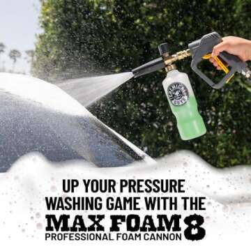 Chemical Guys EQP_312 TORQ Professional Max Foam 8 Cannon & Honey Dew Snow Foam Soap Kit, Safe for C...