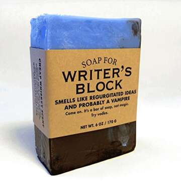 Whiskey River Writer's Block Soap - 6 oz Bar