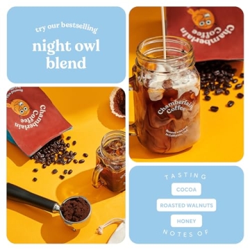 Chamberlain Coffee Night Owl Dark Roast - Organic Coffee