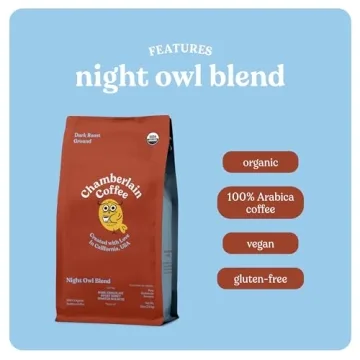 Chamberlain Coffee Night Owl Dark Roast - Organic Coffee