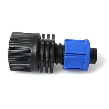 ZRM&E 4PCS Perma-Loc 1/2" Tubing x 3/4" FHT w/Swivel Drip Irrigation Fittings, Reusable Connector Faucet Garden Hose Adapter