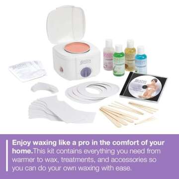 Satin Smooth Deluxe Wax Warmer Kit for Hair Removal