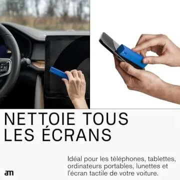 am Blue Screen Cleaner for iPhone 15 and Devices - 7 oz Refill with Cloth