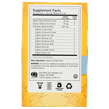 Yogi Organic Bedtime Tea for Relaxation and Sleep