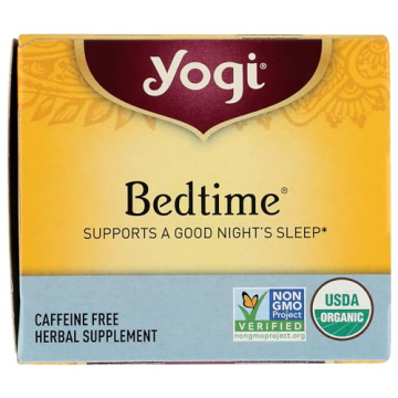 Yogi Organic Bedtime Tea for Relaxation and Sleep