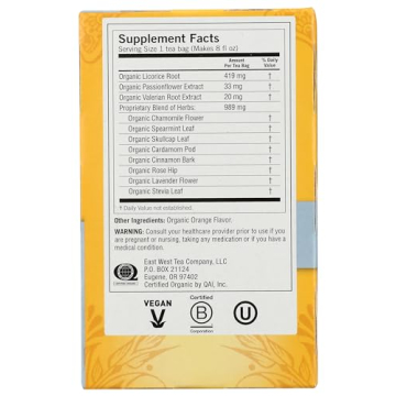 Yogi Organic Bedtime Tea for Relaxation and Sleep