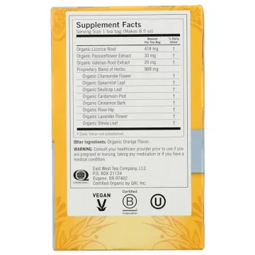 Yogi Organic Bedtime Tea for Relaxation and Sleep