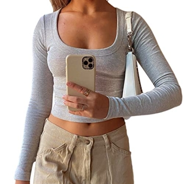 Stylish Women Cropped Long Sleeve Tee for All Occasions