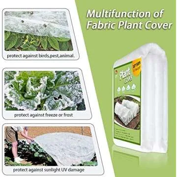Plant Covers for Frost Protection - 10Ft x 30Ft Size