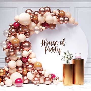 HOUSE OF PARTY Balloon Garland Kit for Stunning Party Decor