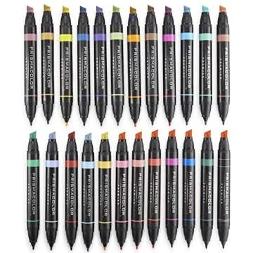 Prismacolor Premier Double-Ended Art Markers, Fine And Chisel Tip, Adult Coloring, 24 Pack
