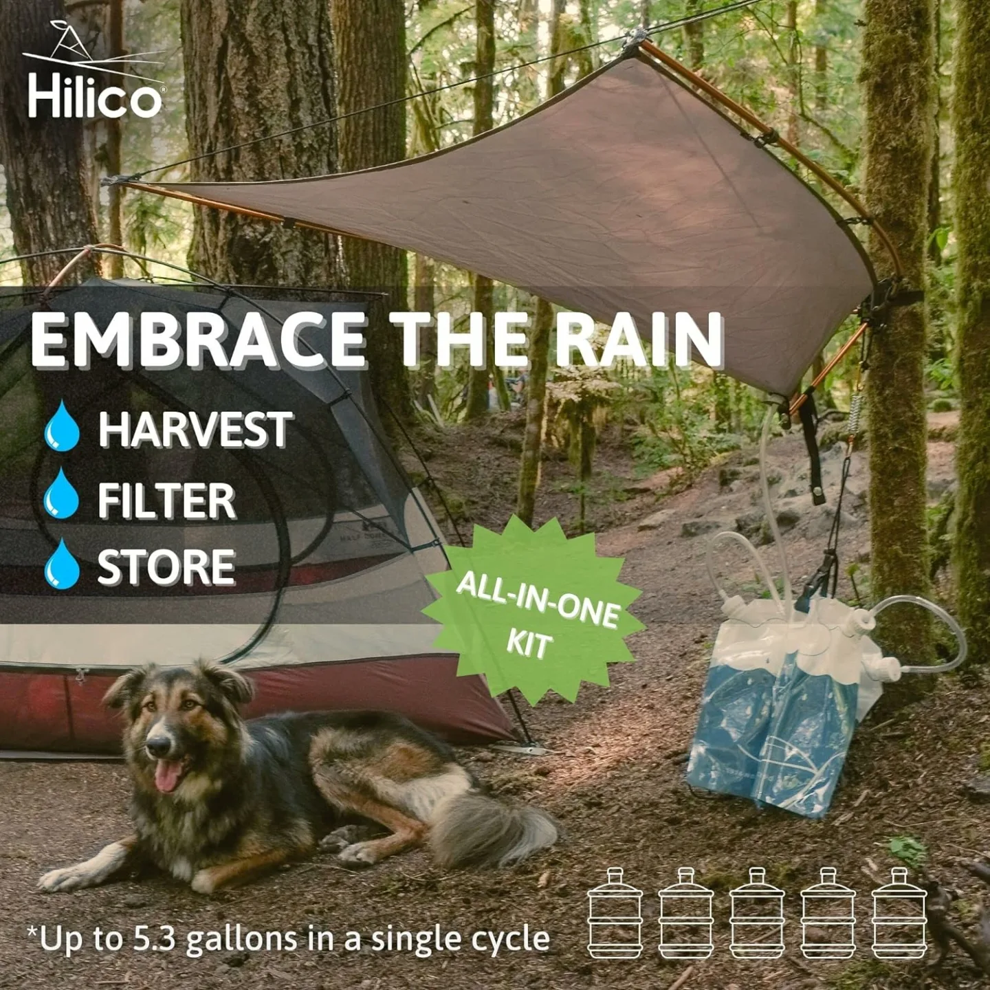 Rainwater Harvesting System - Lightweight & Portable