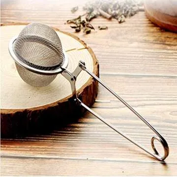Snap Tea Infuser - Stainless Steel Mesh Tea Strainer