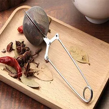 Snap Tea Infuser - Stainless Steel Mesh Tea Strainer