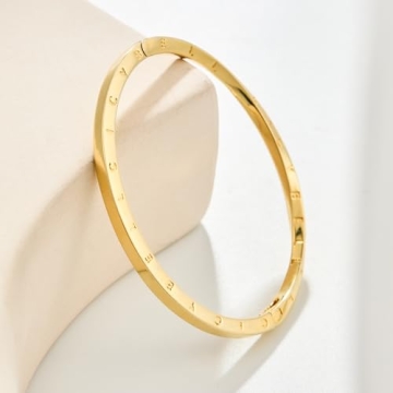 Cicy Bell Mobius Bangle Bracelet 18k Gold Plated Gift Ideal