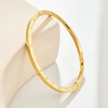 Cicy Bell Mobius Bangle Bracelet 18k Gold Plated Gift Ideal