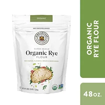 King Arthur Organic Medium Rye Flour - Perfect for Baking