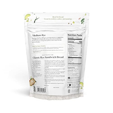 King Arthur Organic Medium Rye Flour - Perfect for Baking