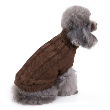 Stylish Warm Small Dog Sweaters for Winter Fashion