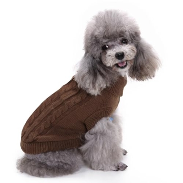 Stylish Warm Small Dog Sweaters for Winter Fashion