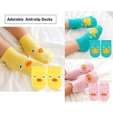 JunNeng Toddler Baby Head Protector Pad for Toddler Walker with Knee Pads&Anti-Slip Socks,Tiger